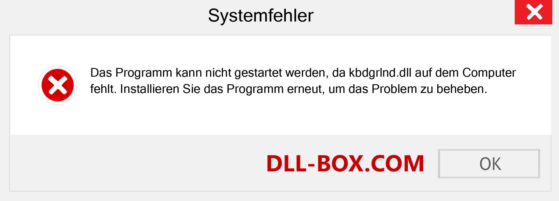 kbdgrlnd.dll-Datei fehlt?. Download für Windows 7, 8, 10 - Fix kbdgrlnd dll Missing Error unter Windows, Fotos, Bildern